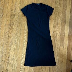 Brandy Melville Classic cotton  Black Tee Dress